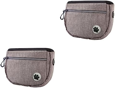  Iplusmile Pet Treat Bag Food Containers Dog Walking Fanny Pack Food Snacks Pet Snack Pouch Puppy Treat Pouch Dog Reward Pouch Food Bag For Dogs Training Pet Waist Bag Dog Training Waist Bag