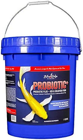  Blue Ridge Fish Food [5lb], Probiotic Plus 3/16" Floating Pellet, Koi And Goldfish
