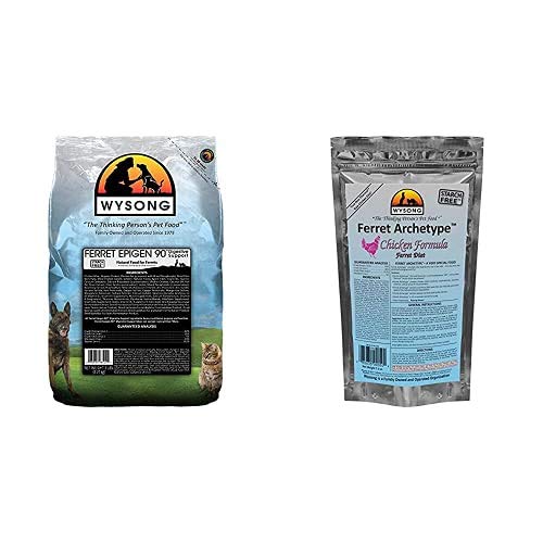  Wysong Ferret Epigen 90 Digestive Support Dry Ferret Food & Archetype Chicken Formula Raw Ferret Food
