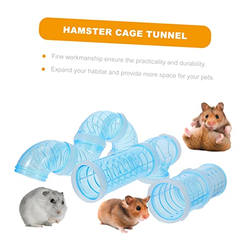  3 Sets Hamster Pipe Hamster Stuffed Animals Turtle Plushie Small Large Hamster Cage Hamster Pipe Plaything Hamster Hamster Adventure Pipe DIY External Pipes Hamster Man