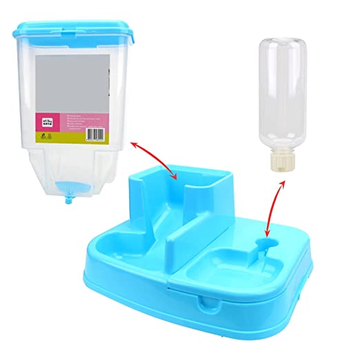  AACARB Cat Water Dispenser, Pet Automatic Feeders Drinking Bowl For Dog Food Dispenser Water Drinking Large Capacity Cat Feeding Bottle Pet Supplies (Color : Green)