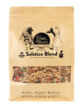  Fowl Treats Naturally Fortified Treats – Protein Rich Supplement Suitable For Chickens, Hens And Ducks, Hand Mixed With USA Grown Ingredients – Solstice Blend – 32oz