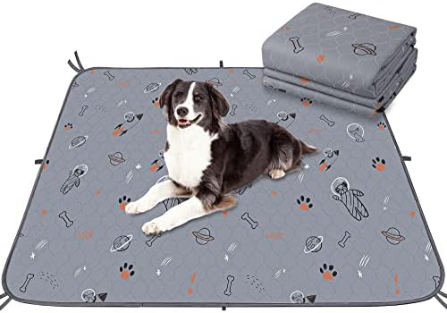  UPSKY Washable Pee Pads For Dogs, 2 Pack Puppy Pads 41" X41” Reusable Pet Training Pads Super Absorbent Dog Potty Whelping Pee Pads Non-Slip Dog Mat For Dog Playpen, Crate, Car