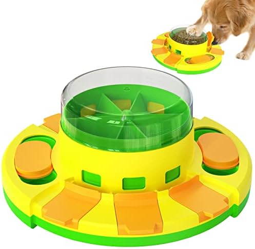  Kubatis Dog Puzzle Toys Level 3 2 1, Dog Treat Puzzle Slow Feeder, Interactive Enrichment Toys For Large/Medium/Small And Smart Dog, Dog Food Dispenser For Boredom And Mental Stimulation (Blue).
