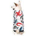  Shrimp Pattern Sea Food Pet Dog Costume Pets Wear Hoodies Fall Cloth Sweaters Sweatshirts Jacket Pullover