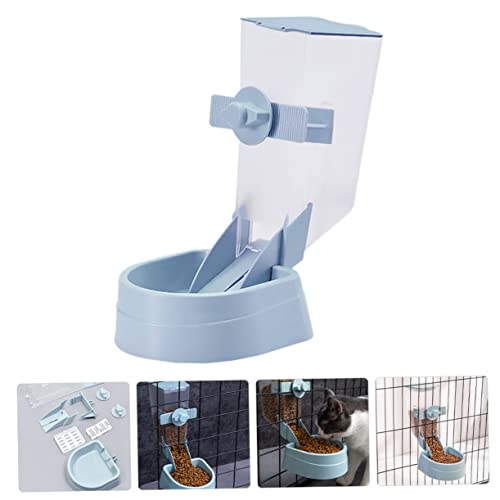  Hamster Accessories Dog Food Dispenser Cat Food Dispenser Automatic Feeder Dog Automatic Feeder Plastic The Cat Sky-Blue Cat Bowl Parakeet Food Automatic Parrot Feeder