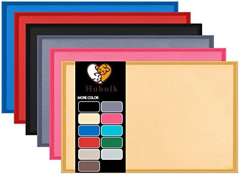  Hubulk Dog Feeding Mat,Silicone Pet Food And Water Bowl Placemat,Dishwasher, High Raised Edge To Prevent Spills,Nonslip Waterproof Tray To Stop Messes On Floor（24"x16"x0.5", Taupe）