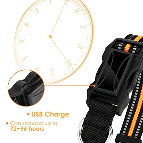 SAZAO Pet Tracker Necklace, Intelligent GPS Pet Tracker Necklace, Waterproof GPS Tracking Device For Outdoor