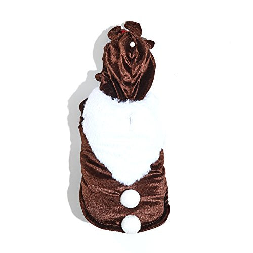  Silver Paw PEPU3012 Christmas Dog Costumes, Large, Reindeer