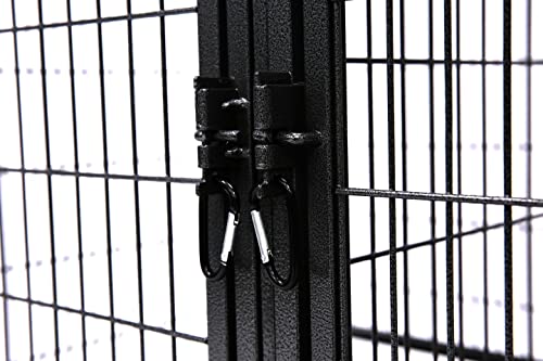  43" Stackable Heavy Duty Cage W/Feeding Doors And Divider Or Additional Tray (DG-43-FS)