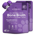  Primalvore All-Natural Duck Bone Broth For Dogs&Cats, Mobility Formula W/Collagen Peptides Supports Hip & Joints, Digestion, Skin&Coat And Hydration, Grain Free, Human Grade, Made In USA. Duck 2 Pack