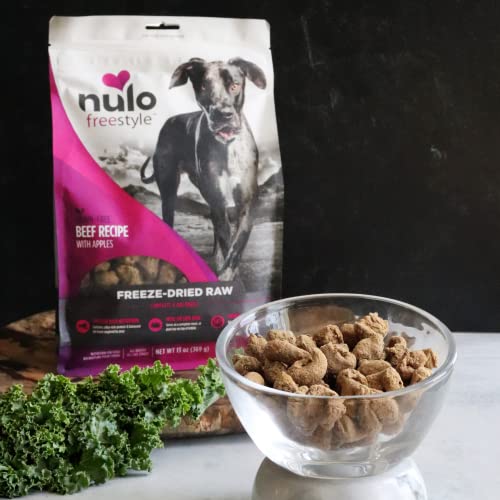  Nulo Freestyle Freeze-Dried Raw, Ultra-Rich Grain-Free Dry Dog Food For All Breeds And Life Stages With BC30 Probiotic For Digestive And Immune Health