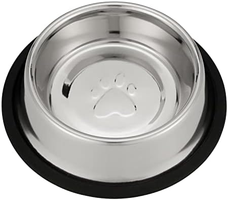  Neater Pet Brands - Stainless Steel No-Skid & Non-Tip Dog Bowl For Food Or Water (64 Oz, Stainless Steel)