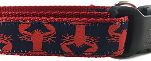  Ocean Dog Collar, Caninedesign, Quick Release Buckle, 1 Inch Wide, Adjustable, Nylon, Medium And Large (Sharks, Large 15-22")