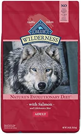  Blue Buffalo Wilderness High Protein, Natural Adult Dry Dog Food, Duck 24-lb