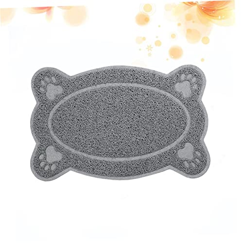  3pcs Cat Litter Rug Non Skid Rug Silicone Desk Mat Cat Litter Mat Small Claw Grinding Mat Dog Tablemat Dog Feeding Tablemat Pet Dog Pets Cat Litter Pets PVC Pets Carpet Trash Can
