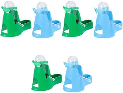  Iplusmile 6 Pcs Sky-blue Rat Hanging Green Bottles Light Bunny Base Hut Cage Chinchilla Ml Mice Food Feeder Rabbit Nozzle Little Auto Hamster Crate Ferret Puppy Hamsters Proof Pigs