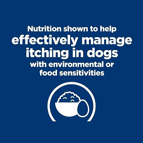  Hill's Prescription Diet Derm Complete Skin & Food Sensitivities Dry Dog Food, Veterinary Diet, 6.5 Lb. Bag
