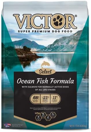  Victor Super Premium Dog Food – Select - Ocean Fish Formula – Gluten Free Dry Dog Food For All Normally Active Dogs Of All Life Stages, 5lbs