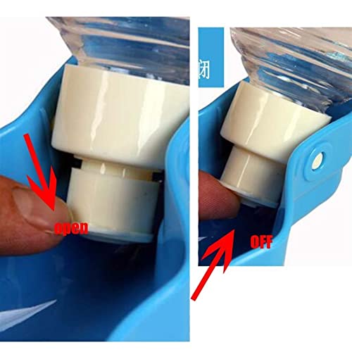  AACARB Cat Water Dispenser, Foldable Water Bottle For Dogs And Cats, 250/500ml, Plastic, Pet Bowl, Cup, Outdoor Walking Water Feeder (Size : 250ml)