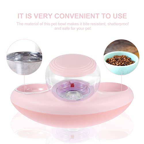  Hemobllo 1pc Cat Food Bowl Cat Food Water Bowl Automatic Cat Drinking Bowl Pet Supply