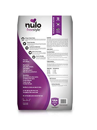  Nulo Freestyle Small Breed Dog Food, Premium Adult And Puppy Grain-Free Dry Smaller Sized Kibble Food, With BC30 Probiotic For Healthy Digestion Support