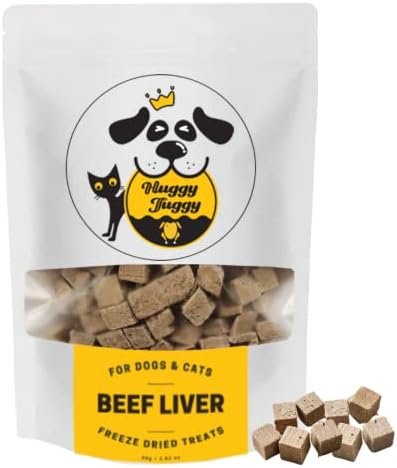  Huggy Tuggy Freeze Dried Chicken Breast Treats For Dog And Cat - Natural Single Ingredient Pet Food Pet Treat, High Protein - No Fillers, Preservatives, Or Additives, Gluten Free - 4.76 Oz