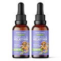  Nature's Synergy Melatonin And Hemp Oil For Dogs, Cats & Pets, Calming Sleep Support, Omega Fatty Acids For Hip And Joint Support, Skin And Coat Health, Stress From Travel, Separation, 2 Pack, 1 Oz