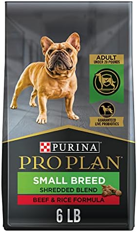  Purina Pro Plan Small Breed Dog Food With Probiotics For Dogs, Shredded Blend Chicken & Rice Formula - 18 Lb. Bag