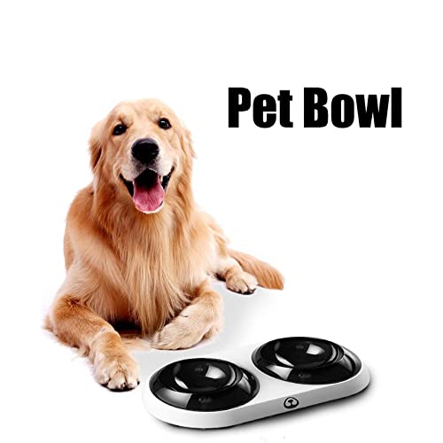  AYENCI Cat Automatic Water, Pet Double Dishes Bowl Dog Cat Feeder Environmentally Friendly Feeding Bowls For Food Dog Water Bottle Pet Products (Color : Double)