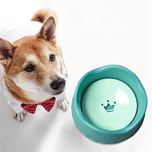  AYENCI Cat Automatic Water, Cat Dog Drink Dispenser Anti-Overflow Pet Non-Wetting Mouth Floating Water Bowl Pet Puppy Drinking Feeder Plastic Water Fountain (Color : Green)
