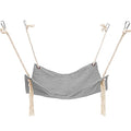 GENERIC Cat Hammocks Bed Pet Cage Hammocks Hanging Soft Pet Bed Pet Supplies For Dogs Bowls (Grey, One Size)