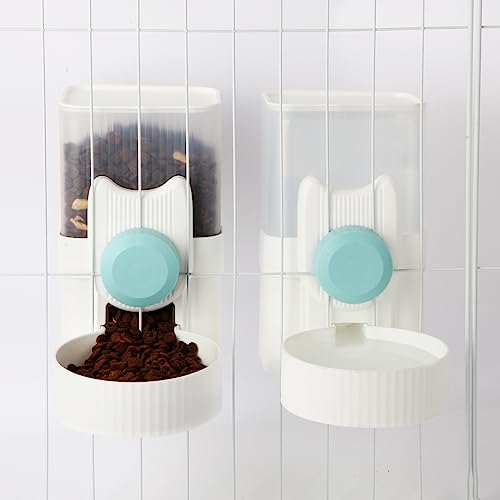  Misyue Hanging Automatic Food Water Dispenser Guinea Pig Water Bottle No Drip,Gravity Rabbit Feeder And Water Dispenser Set,Rabbit Water Bottle For Bunny Chinchilla, Hedgehog Ferret