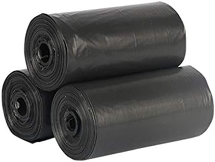  JUNMIN 300 Bags Biodegradable Pet Garbage Bag Dog And Cat Poop Picking Bag (8.6X13.8 Inches) (Color : Black)