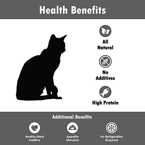  Kitty Kuisine Natural Fish Flakes (3 Pack, 3 Oz) - All Natural Bonito Tuna Flakes - No Additives Or Preservatives - High Protein And Appetite Stimulant - For All Felines