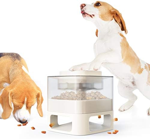  Monotre Dog Puzzle Feeder Toy With Button Interactive Mental Stimulation Food Dispenser, Improve Dog IQ Slow Feeding To Protect The Intestines, Suitable For Large, Medium And Small Dogs