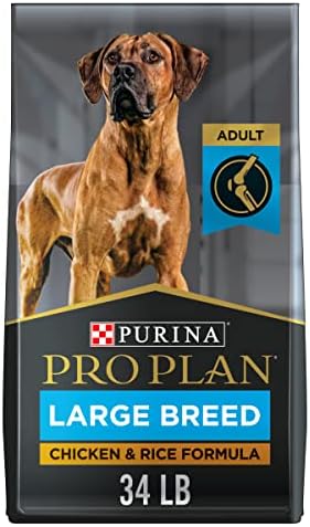  Purina Pro Plan High Protein, Digestive Health Large Breed Dry Dog Food, Chicken And Rice Formula - 47 Lb. Bag