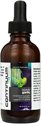  Continuum Aquatics Bio Viv Garlic - Concentrated Liquid Garlic Food Attractant And Supplement For Fish