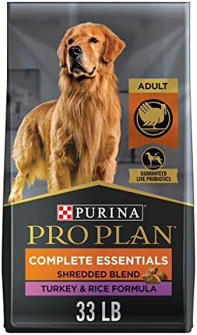  Purina Pro Plan High Protein Dog Food With Probiotics For Dogs, Shredded Blend Salmon & Rice Formula - 5 Lb. Bag