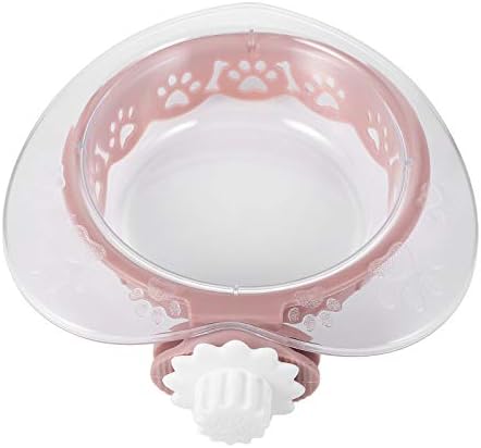  Pet Bowl Heart- Shaped Pets Hanging Type Cat Drinking Bowl Dog Bowl Portable Pet Feeder