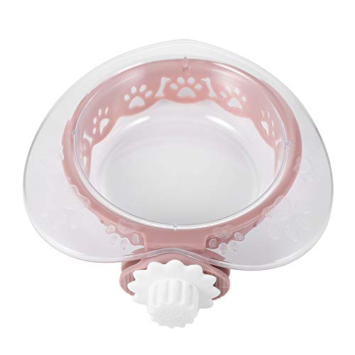  Pet Bowl Heart- Shaped Pets Hanging Type Cat Drinking Bowl Dog Bowl Portable Pet Feeder