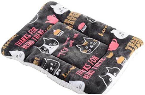  SENERY Bone Fish Deer Design Pattern Pet Blanket Thick Soft Flannel Carpet Cute Cat Dog Puppy Mat