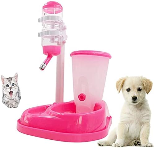  AYENCI Cat Automatic Water, 2 In 1 Automatic Watering Device Pet Cat Dog Dispenser Water Food Cart Feeder Hamster For Dog Bowl Bottle Drin Fountain (Size : TYPE2)