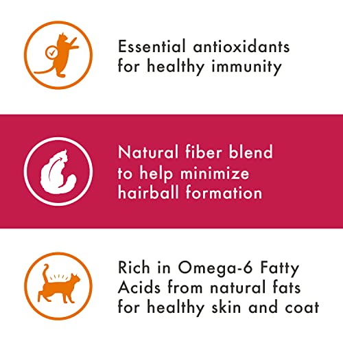  NUTRO WHOLESOME ESSENTIALS Adult Hairball Control Natural Dry Cat Food Farm-Raised Chicken & Brown Rice Recipe, 14 Lb. Bag