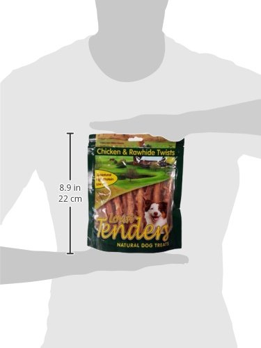  Lovin' Tenders By FunChew Chicken And Rawhide Twist For Dogs (SPR-010987)