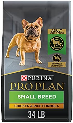  Purina Pro Plan Small Breed Dog Food With Probiotics For Dogs, Shredded Blend Chicken & Rice Formula - 18 Lb. Bag