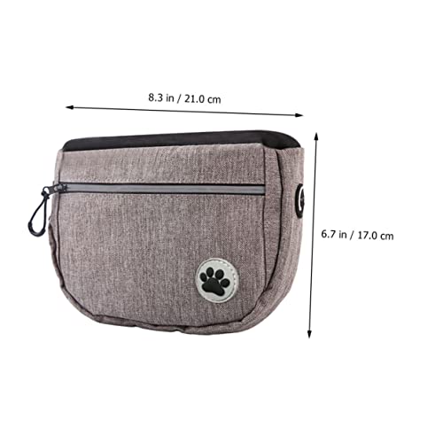  Mipcase Pet Treat Bag Food Snacks Food Container Dog Snacks For Small Dogs Puppy Snack Bags Dog Treat Bag Dog Training Food Bag Pet Waist Bag Food Bag For Dogs Training Pocket Fanny Pack