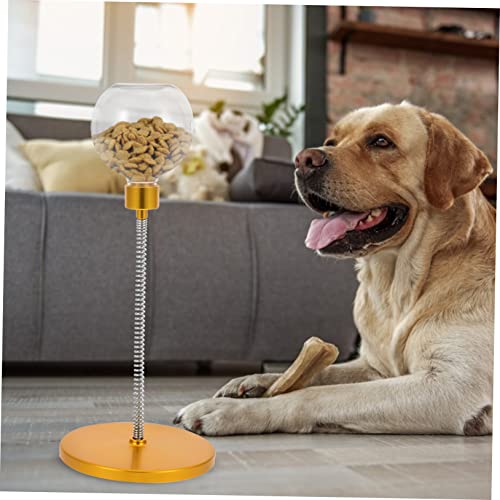  POPETPOP 2pcs Slow Food Ball Automatic Pet Feeders Dog Food Automatic Feeder Puppy Dog Dog Training Exercise Slow Feed Bowl Puppy Dog Treat Dog Treats Dispensing Ball Yellow