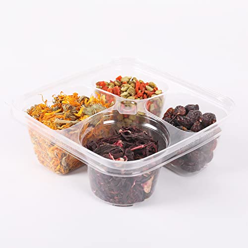  Herbivore Treat Variety Pack (9 Oz.) - Healthy Natural Treat Assortment - Dried Flowers & Vegetables - Guinea Pigs, Rabbits, Chinchillas, Squirrels, Hamsters, Prairie Dogs, Degus & Other Small Pets