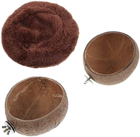 EVANEM 1 Set Hamster Nest Rabbit Water Bowl Squirrel Feeders Bird Cage Feeder Hamster Feeding Bowls Hamster Food Feeder Parrot Feeder Guinea Pig Cage Feeder Hamster Pet Feeder Pet Waterer